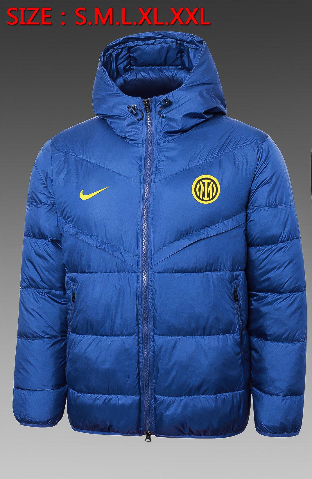 AAA Quality Inter Milan 23/24 Cotton Coat - Blue